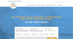 Desktop Screenshot of agritourism.pl